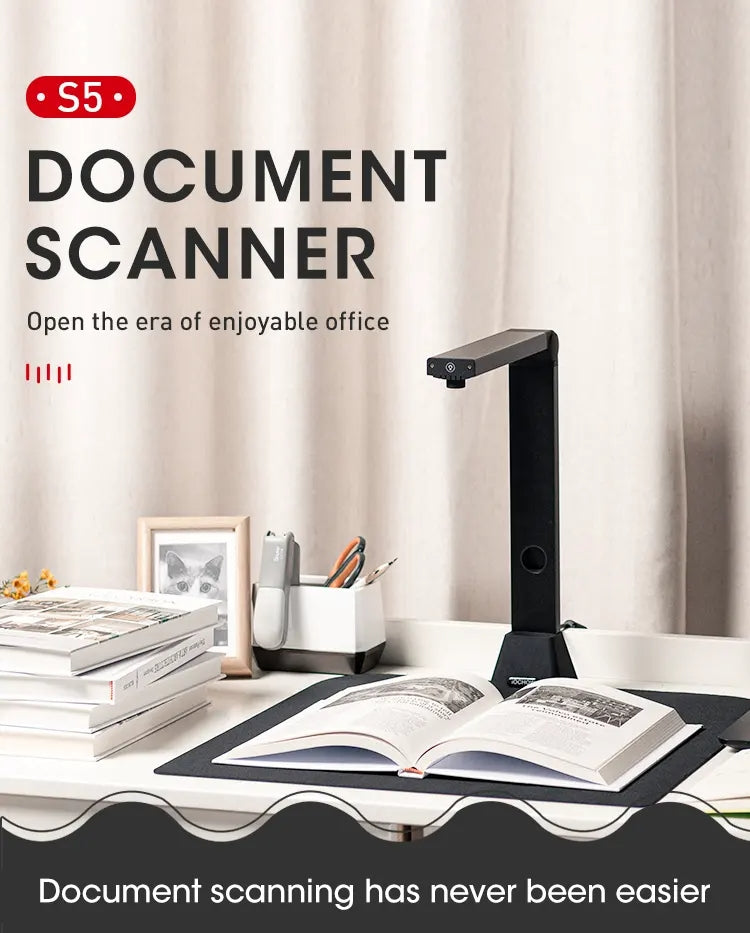 High Definition Adjustable USB Book Camera Portable High Speed Document Camera Scanner
