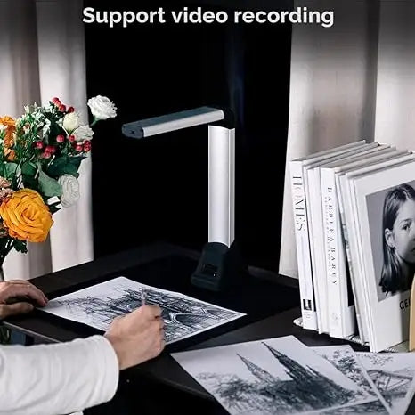 8MP Smart Document camera Portable classroom training document visualization tool scanner
