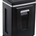 P7 High Security Paper Shredder: Heavy Duty 6-Sheet Shredder for Home Office, Micro Cut Commercial Shredder Shreds Credit Cards/Staples/CDs/DVDs, Runs for 25Min with 6-Gallon Bin, Black