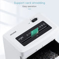 Household and commercial paper shredder machine 20 min cross cut 4x15mm Quiet paper cutter Cut credit cards, staples