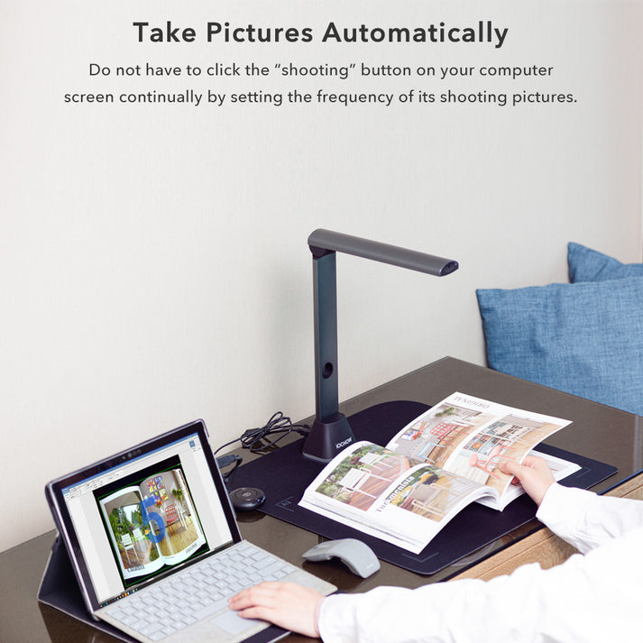 S3 Book & Document Camera, 17MP High Definition Professional Book Docu ...