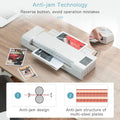 iOCHOW A3 Laminator: Portable Jamless 1min Fast Warming 70-150 mic 400mm/min Laminating Machine with Thermal and Cold Adjustment Includes 10 Pouches for Office Home