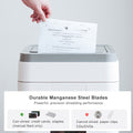 High Confidentiality Auto Feed Paper 400 Sheets 8 sheets Cross Cut P-5 Paper shredder Machine cut A4 paper CD Card