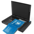 A3 flatbed fast scanner is simple to scan business cards, books, and albums, and the high-definition OCR 2400 dpi