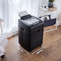 Auto Feed Paper Shredder: 200-Sheet Micro Cut Home Office Shredders, 60 Mins Commercial Heavy Duty Paper Shredder, P-5 High Security Level, Shred Paper/CD/Credit Card with 9.3 Gal Pullout Bin