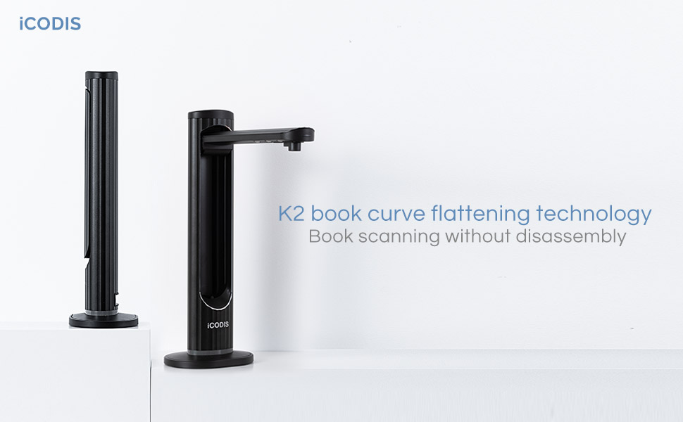IOCHOW K2 book scanner Flattening Curve Technology