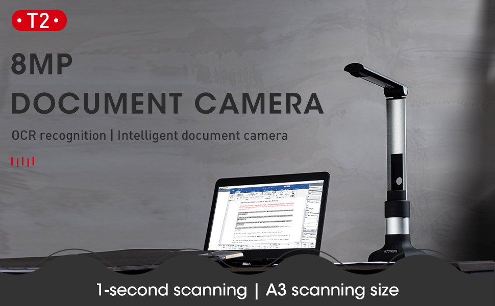 iOCHOW T2 8MP Document Camera